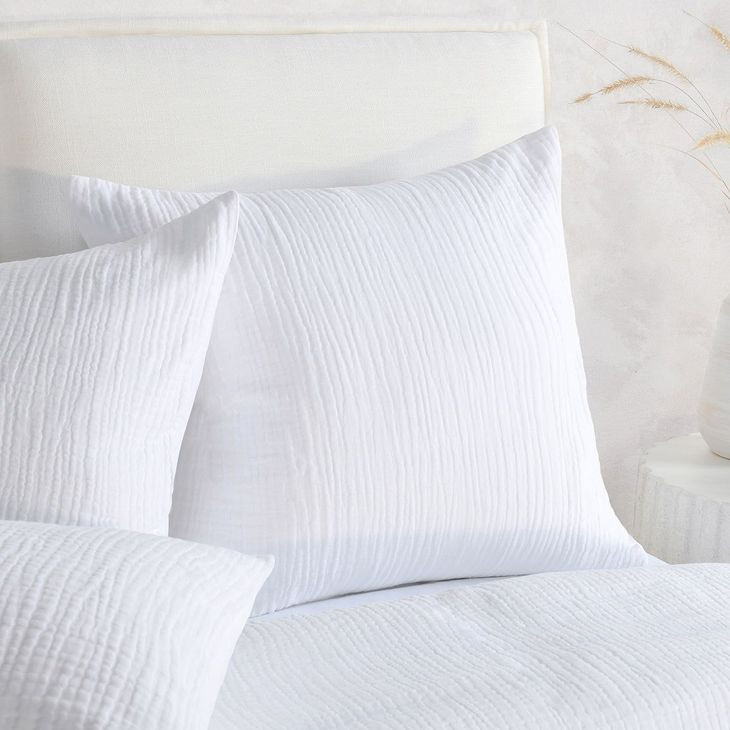 Cardiff White Euro Sham