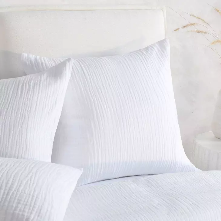 Cardiff White Euro Sham
