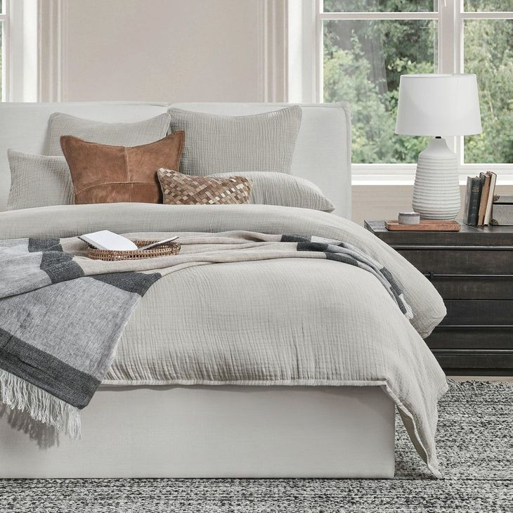 Cardiff Gray Queen Duvet