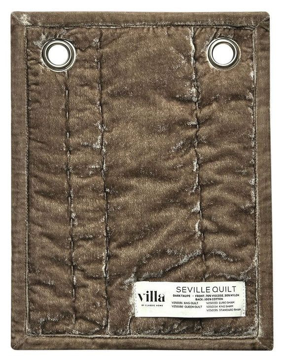 Seville Desert Taupe Swatch Quilt