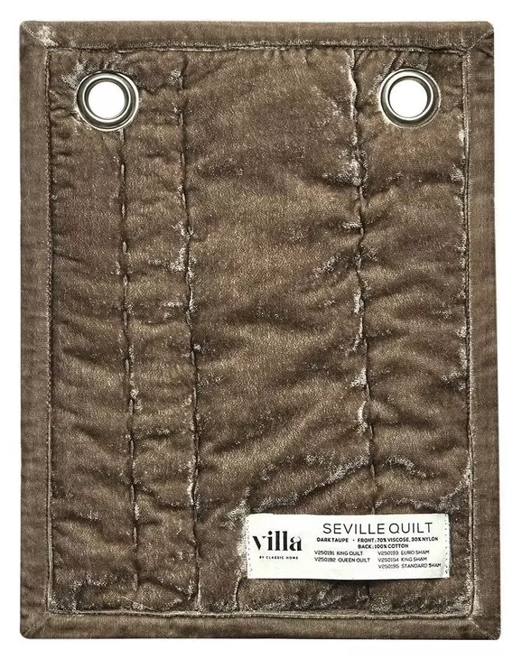 Seville Desert Taupe Swatch Quilt