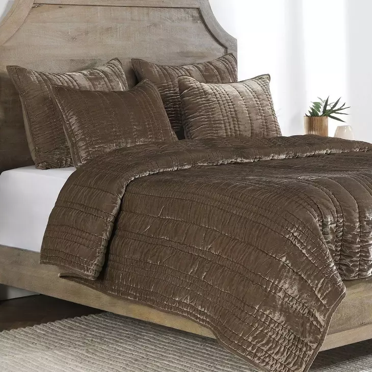 Seville Desert Taupe Queen Quilt