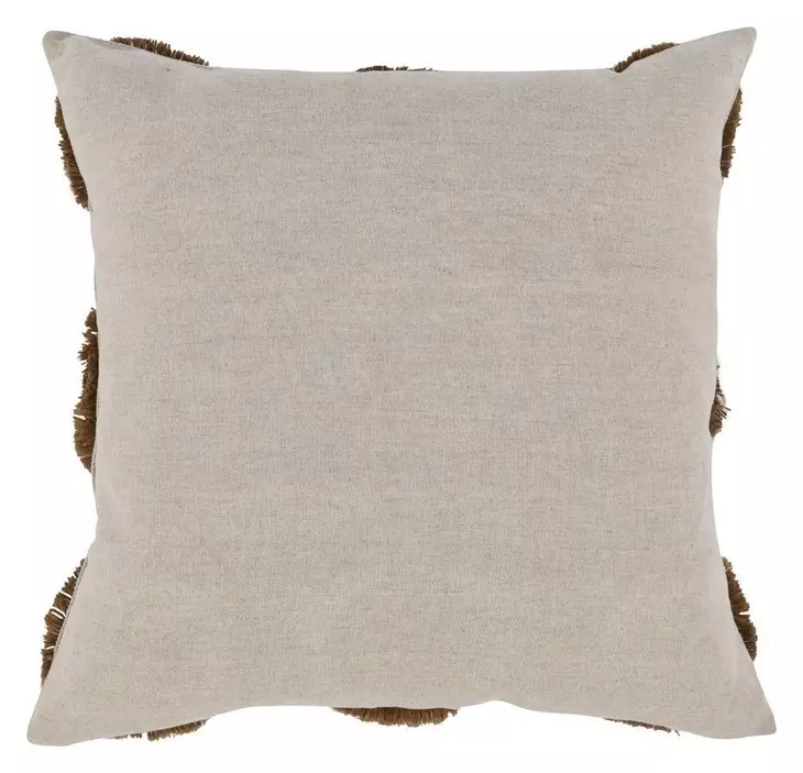 Heritage Craft Halston Natural Square Accent Pillow Set of 2