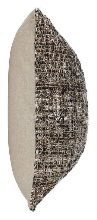 Villa Classics Porter Black and Ivory Square Accent Pillow