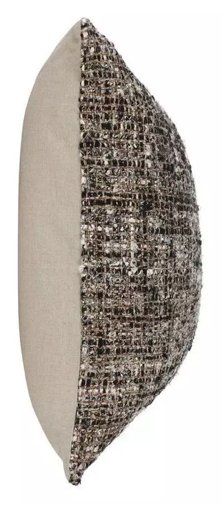 Villa Classics Porter Black and Ivory Square Accent Pillow Set of 2
