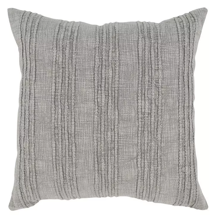 Gratitude Gray Square Accent Pillow Set of 2