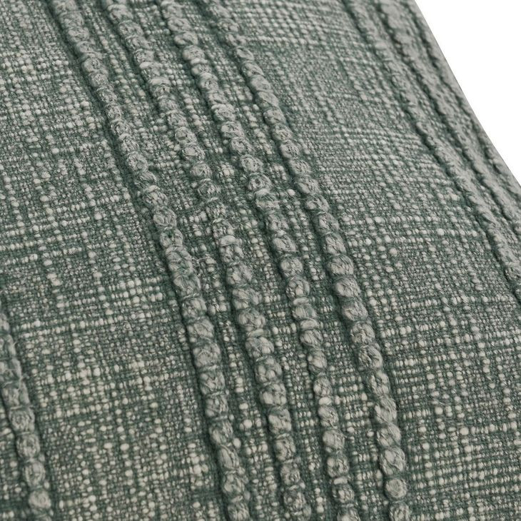 Gratitude Green Square Accent Pillow