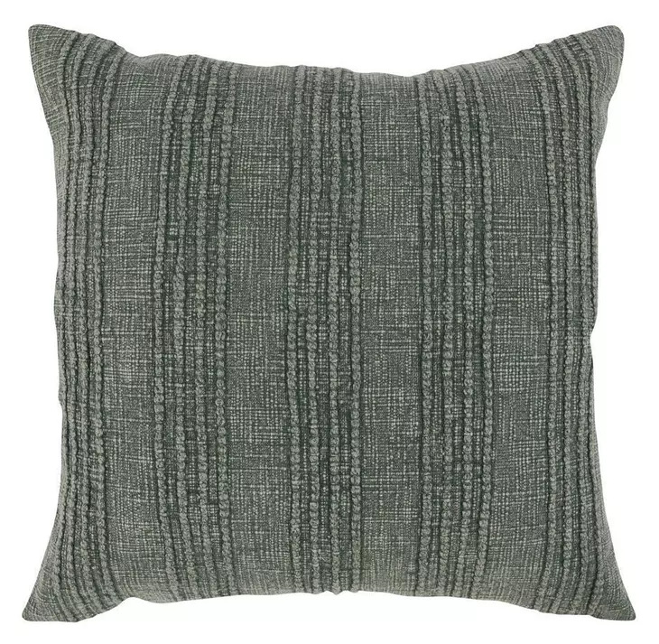 Gratitude Green Square Accent Pillow Set of 2