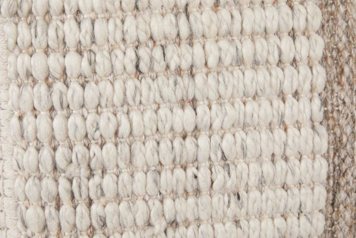 Melange Lamar Gray and Ivory Square Accent Pillow