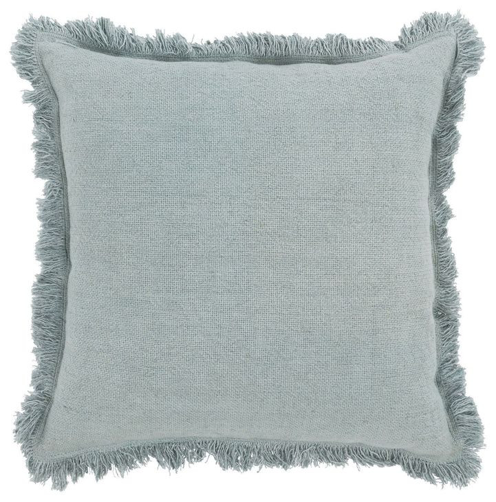 Lauren Pale Aqua Square Accent Pillow