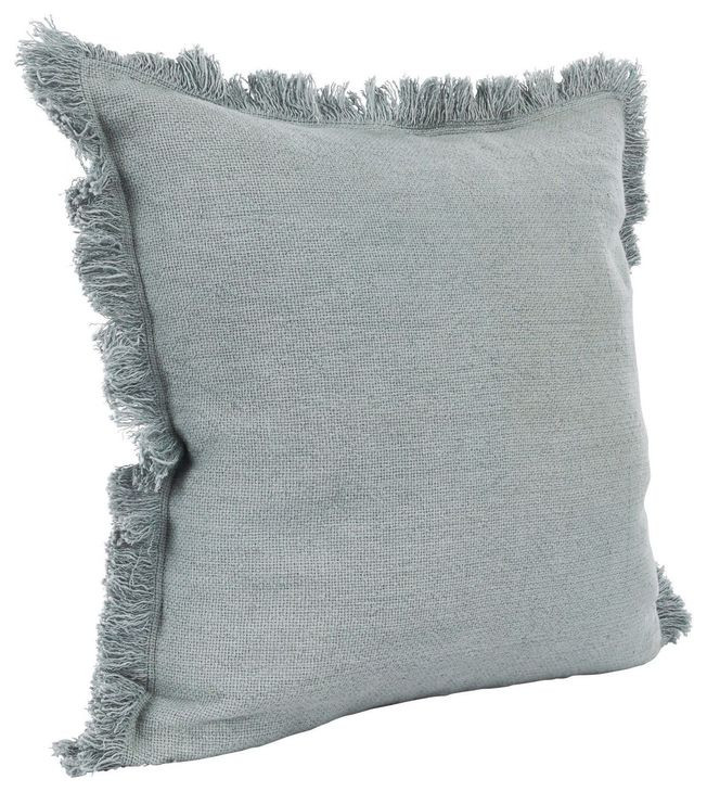 Lauren Pale Aqua Square Accent Pillow