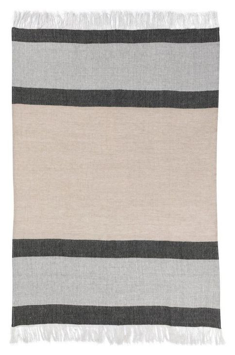 Throws Talara Natural and Charcoal Throw