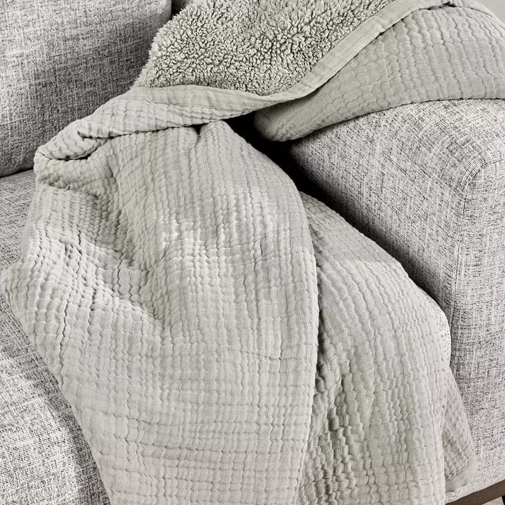 Throws Cardiff Gray Throw