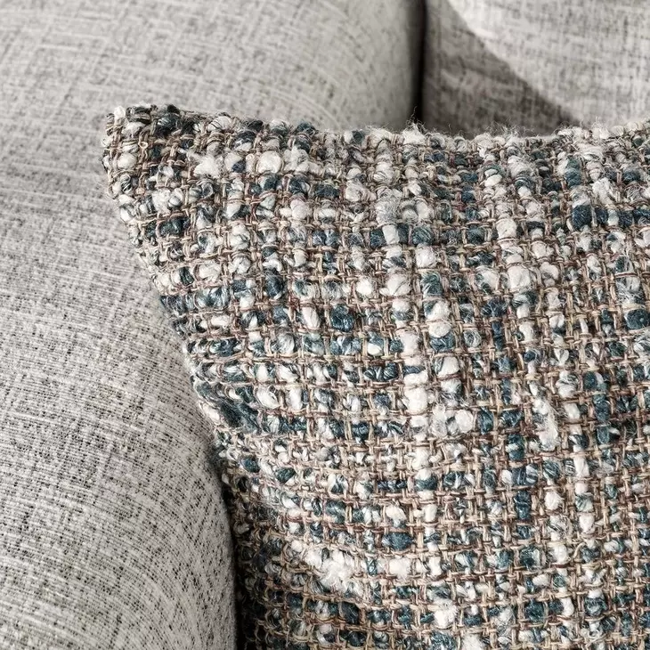 Villa Classics Porter Blue and Slate Rectangular Accent Pillow Set of 2