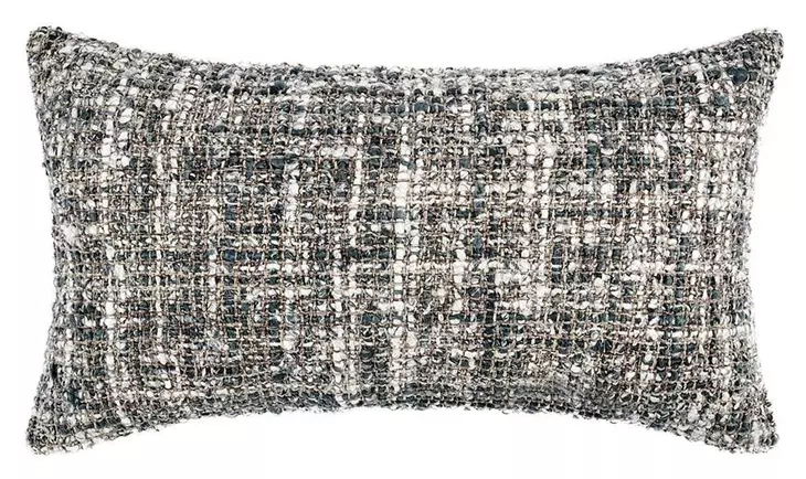 Villa Classics Porter Blue and Slate Rectangular Accent Pillow Set of 2