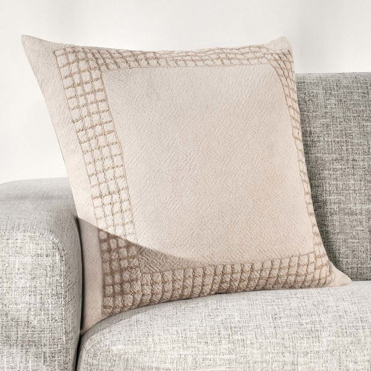 Villa Classics Marina Natural Square Accent Pillow