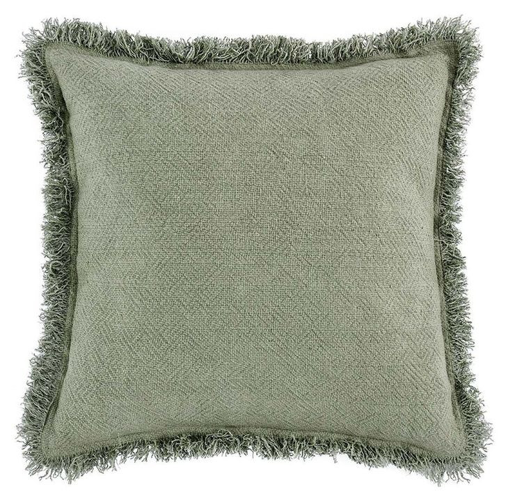 Lauren Cedar Green Square Accent Pillow