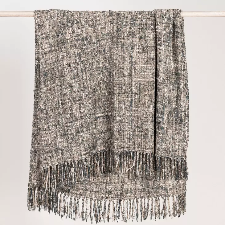 Throws Porter Blue Slate Throw
