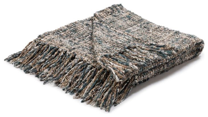 Throws Porter Blue Slate Throw