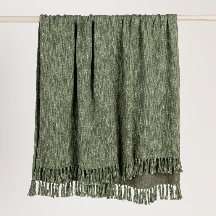 Throws Sharma Cedar Green Throw