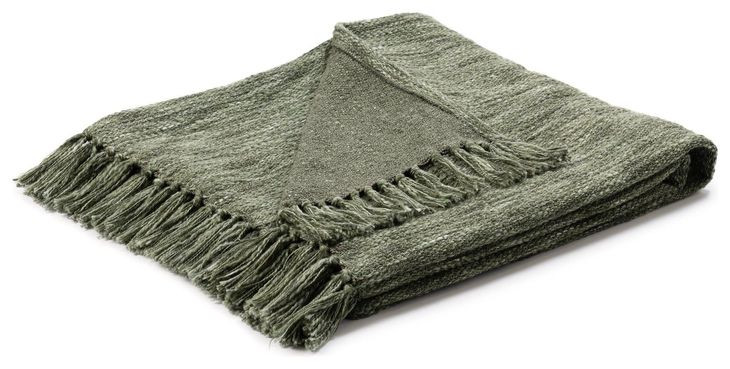 Throws Sharma Cedar Green Throw