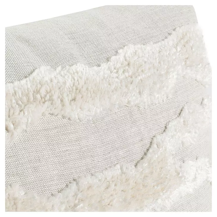 Stillness Passage Ivory Square Accent Pillow Set of 2