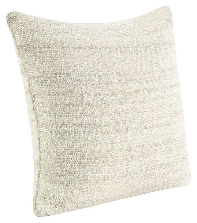 Stillness Asana Natural Square Accent Pillow