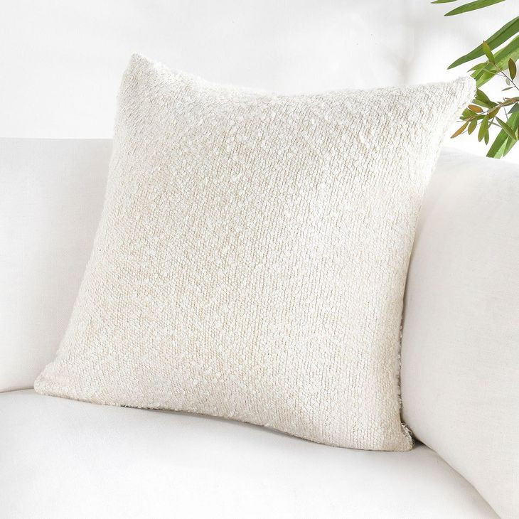 Sava Ivory Square Accent Pillow