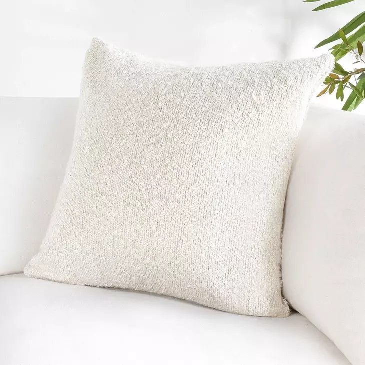 Sava Ivory Square Accent Pillow Set of 2
