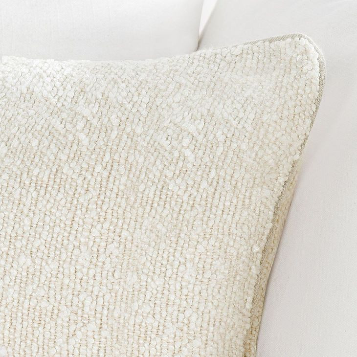 Sava Ivory Rectangular Accent Pillow