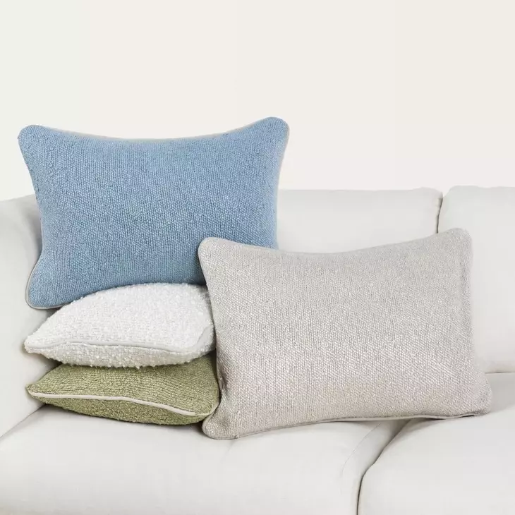 Sava Capri Blue Rectangular Accent Pillow Set of 2