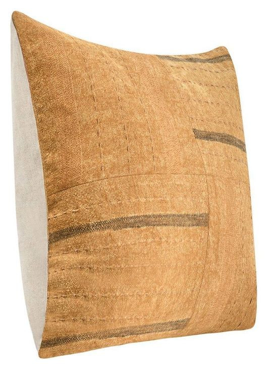 Villa Classics Origin Chestnut Brown Square Accent Pillow