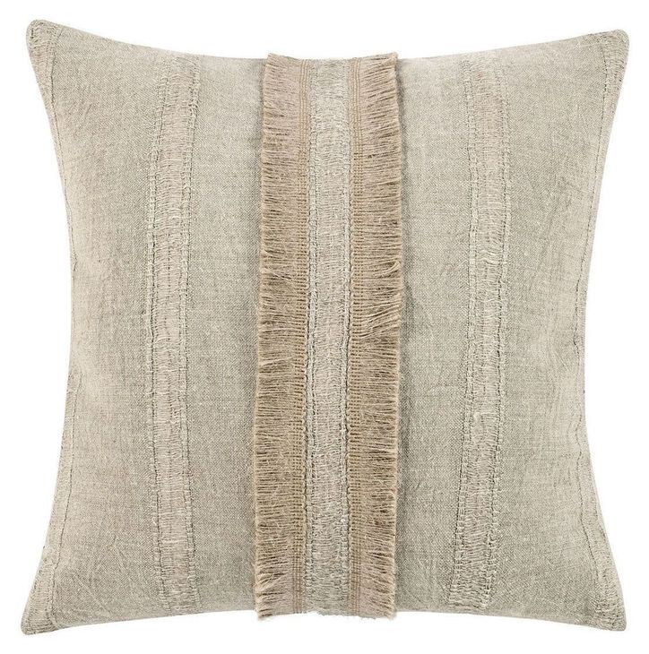 Timeless Valley Natural Square Accent Pillow