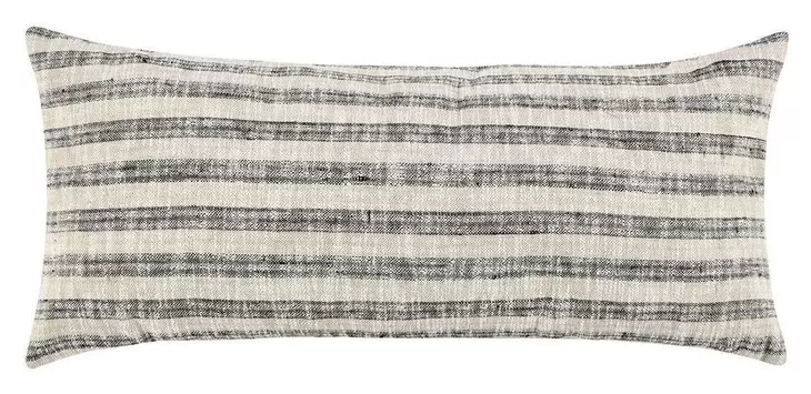 Villa Classics Linna Natural and Black Rectangular Accent Pillow