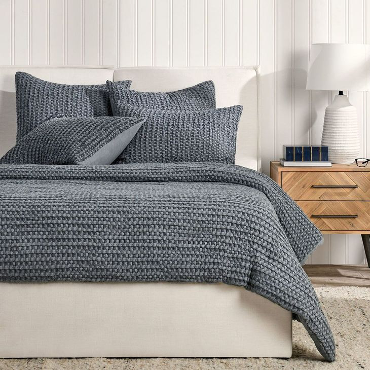 Colmar Marina Blue King Quilt