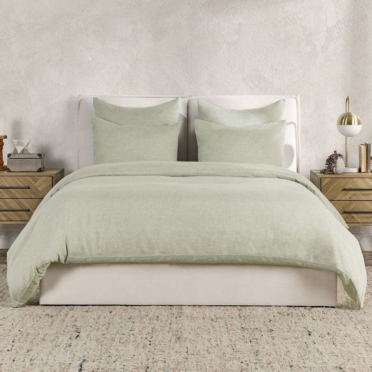 Jayson Linen Cashmere Sagebrush King Duvet