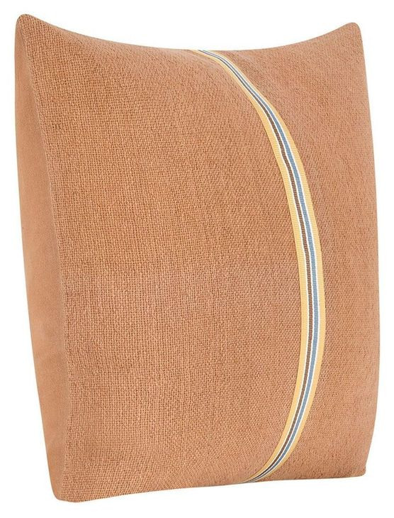 Boardwalk Rowland Hazel and Yellow Square Accent Pillow