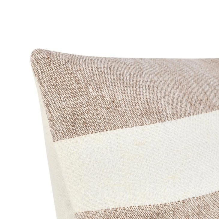 Boardwalk Gardner Hazel and Ivory Rectangular Accent Pillow