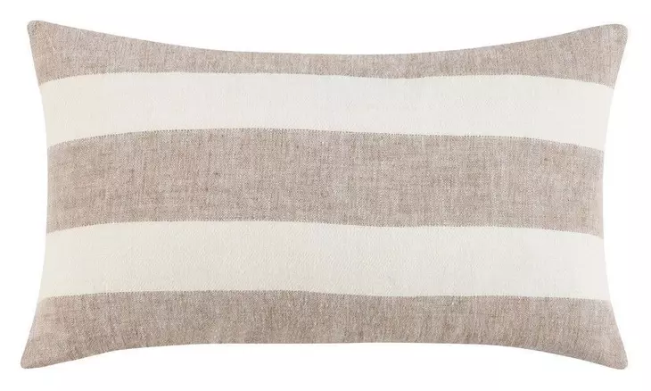 Boardwalk Gardner Hazel and Ivory Rectangular Accent Pillow Set of 2