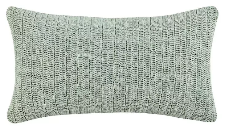 Macie and Rina Sagebrush Green Rectangular Accent Pillow Set of 2