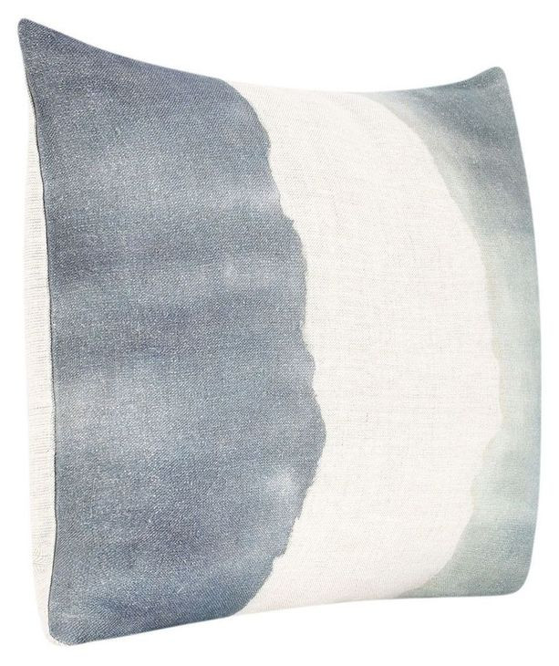 Boardwalk Foundation Blue and Sagebrush Green Rectangular Accent Pillow