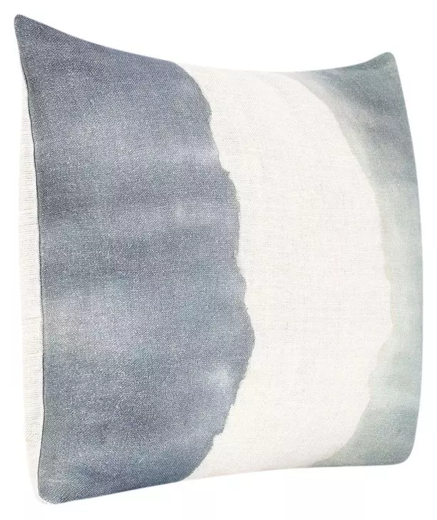 Boardwalk Foundation Blue and Sagebrush Green Rectangular Accent Pillow Set of 2