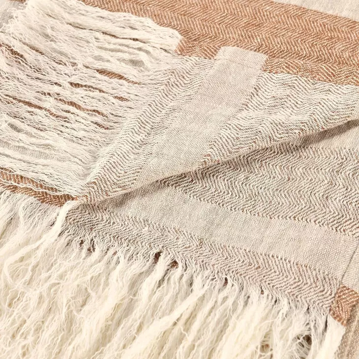 Throws Sherry Hazel and Natural Throw
