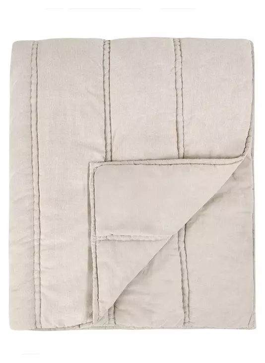 Rowen Taupe Queen Quilt