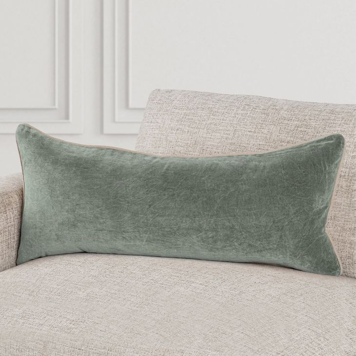 Heirloom Velvet Bay Green 16 x 36" Accent Pillow