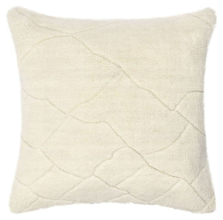 Renewed Mercer Ivory Square Accent Pillow