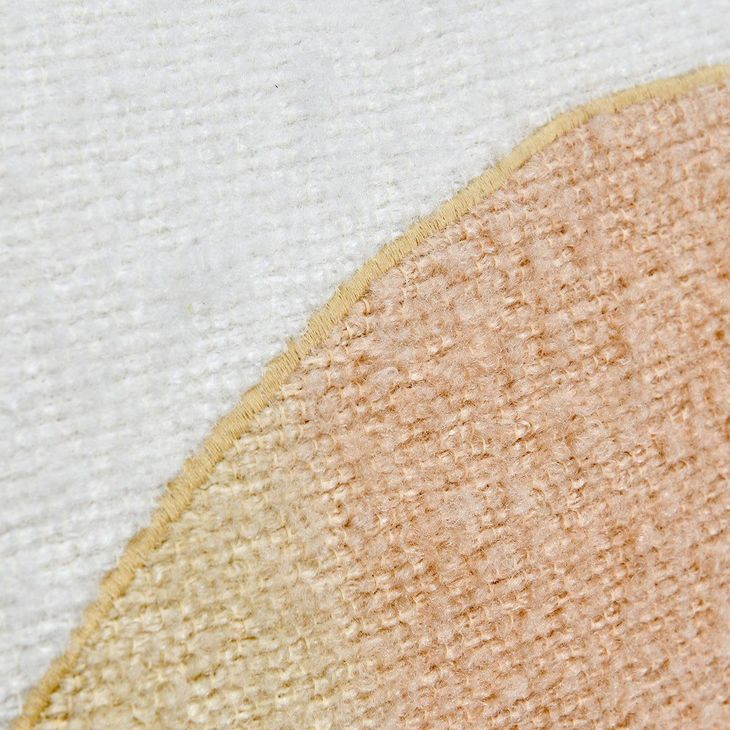 Renewed Rahun Yellow and Ivory Rectangular Accent Pillow