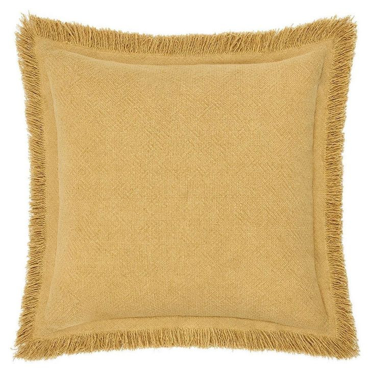 Lauren Yellow Square Accent Pillow