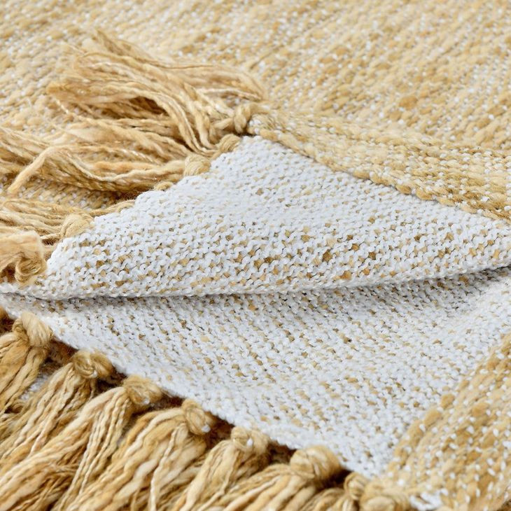 Throws Sharma Yellow Throw