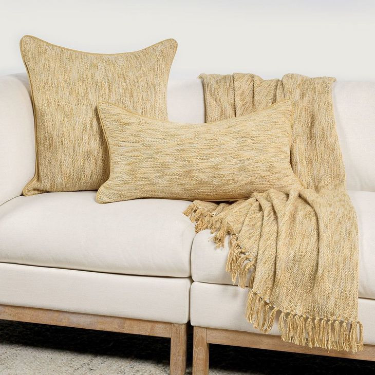 Throws Sharma Yellow Throw